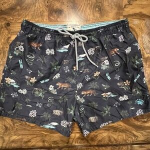 Ted Baker  The World is Your Lobster Swim Shorts Men's Tropical Hawaiian Size 5
